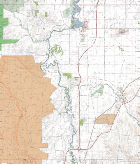 Getlost Map 7924-3 NAGAMBIE Victoria Topographic Map V16b 1:25,000 Preview 1