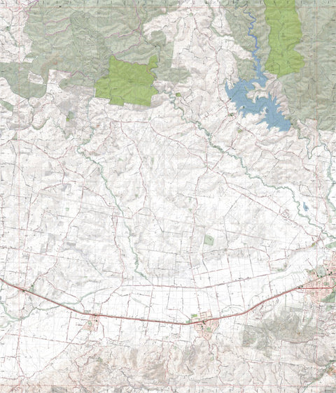Getlost Map 8121-4 TRAFALGAR Victoria Topographic Map V16b 1:25,000 Preview 1
