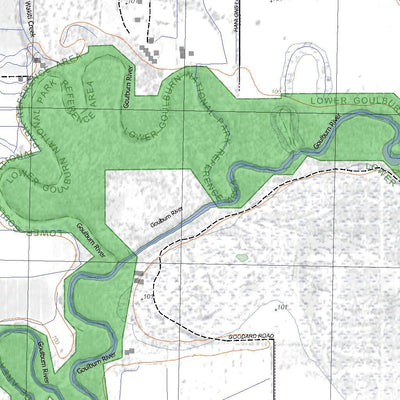 Getlost Map 7925-4 NATHALIA Victoria Topographic Map V16b 1:25,000 Preview 3