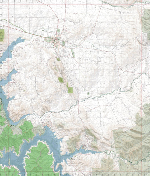 Getlost Map 8123-4 MANSFIELD Victoria Topographic Map V16b 1:25,000 Preview 1