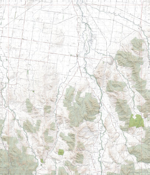 Getlost Map 8124-1 MOYHU Victoria Topographic Map V16b 1:25,000 Preview 1