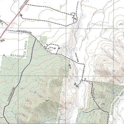 Getlost Map 8124-1 MOYHU Victoria Topographic Map V16b 1:25,000 Preview 2