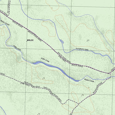 Getlost Map 7726-1 YALLAKOOL Victoria Topographic Map V16b 1:25,000 Preview 3