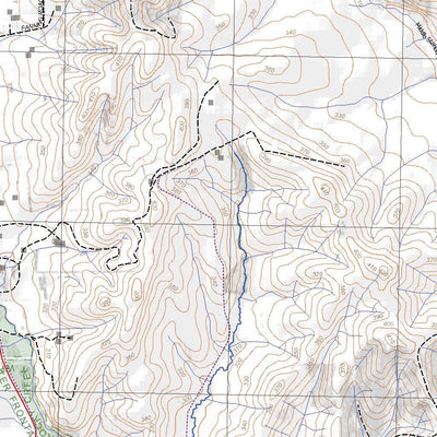 Getlost Map 7923-2 GLENBURN Victoria Topographic Map V16b 1:25,000 Preview 2