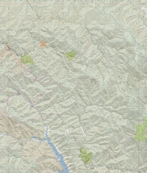 Getlost Map 8122-1 ABERFELDY Victoria Topographic Map V16b 1:25,000 Preview 1