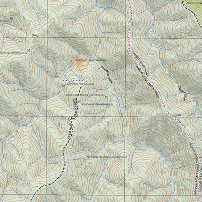 Getlost Map 8122-1 ABERFELDY Victoria Topographic Map V16b 1:25,000 Preview 3