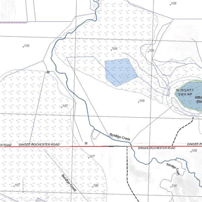 Getlost Map 7725-2 KAMAROOKA Victoria Topographic Map V16b 1:25,000 Preview 3
