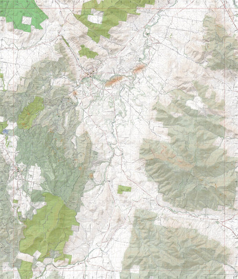 Getlost Map 8225-2 YACKANDANDAH Victoria Topographic Map V16b 1:25,000 Preview 1
