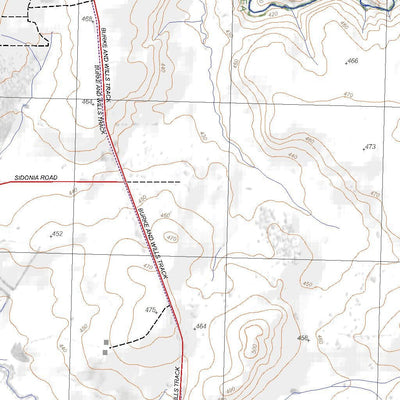 Getlost Map 7823-4 REDESDALE Victoria Topographic Map V16b 1:25,000 Preview 2