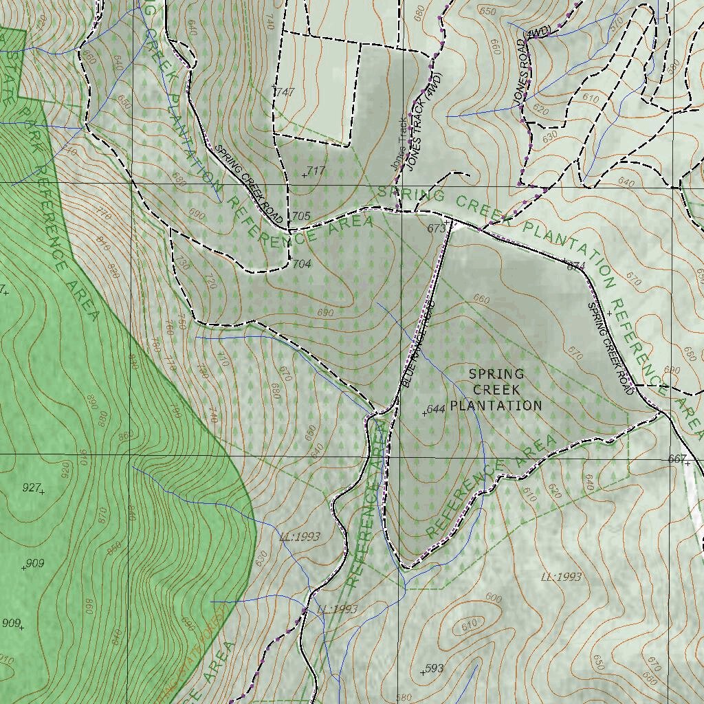 Getlost Map 8124-3 SAMARIA Victoria Topographic Map V16b 1:25,000 by ...