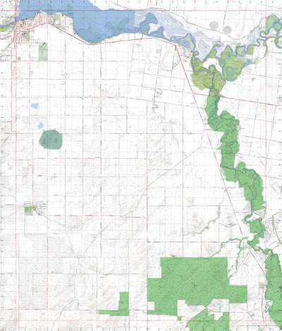 Getlost Map 8125-4 YARRAWONGA Victoria Topographic Map V16b 1:25,000 Preview 1
