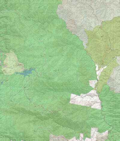 Getlost Map 8324-2 FALLS CREEK Victoria Topographic Map V16b 1:25,000 Preview 1