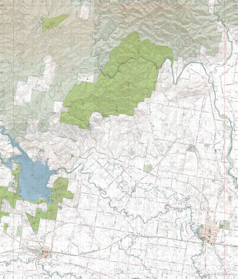 Getlost Map 8222-2 MAFFRA Victoria Topographic Map V16b 1:25,000 Preview 1