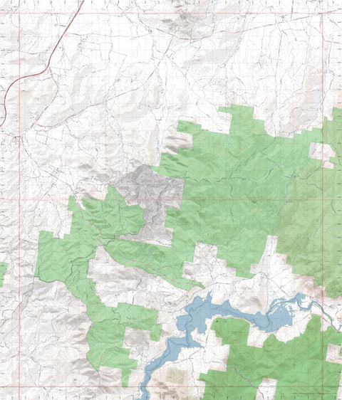 Getlost Map 8326-2 WOOMARGAMA Victoria Topographic Map V16b 1:25,000 Preview 1