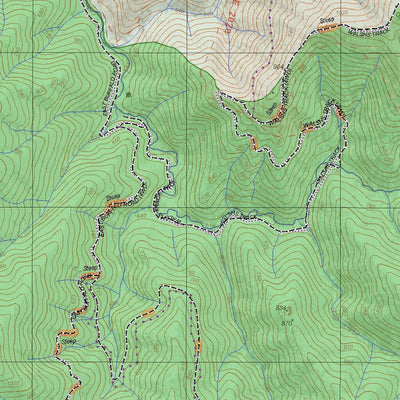 Getlost Map 8223-1 SELWYN Victoria Topographic Map V16b 1:25,000 Preview 3