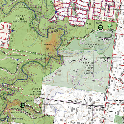 Getlost Map 7922-4 YAN YEAN Victoria Topographic Map V16b 1:25,000 Preview 2