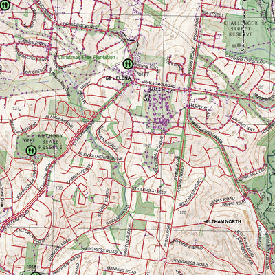 Getlost Map 7922-4 YAN YEAN Victoria Topographic Map V16b 1:25,000 Preview 3