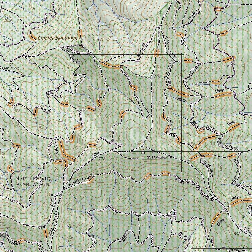 Getlost Map 8224-1 BRIGHT Victoria Topographic Map V16b 1:25,000 by ...