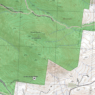 Getlost Map 7523-3 BUANGOR Victoria Topographic Map V16b 1:25,000 Preview 3