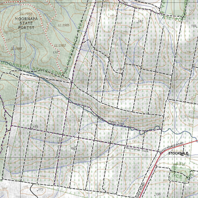 Getlost Map 8322-3 STRATFORD Victoria Topographic Map V16b 1:25,000 Preview 3