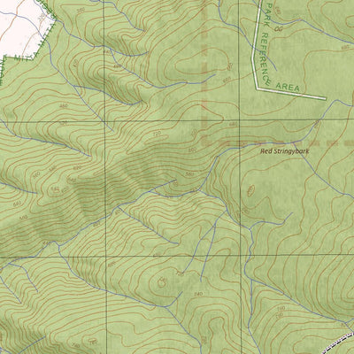 Getlost Map 8425-1 CORRYONG Victoria Topographic Map V16b 1:25,000 Preview 2