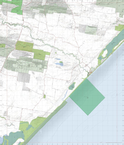 Getlost Map 8321-3 STRADBROKE Victoria Topographic Map V16b 1:25,000 Preview 1