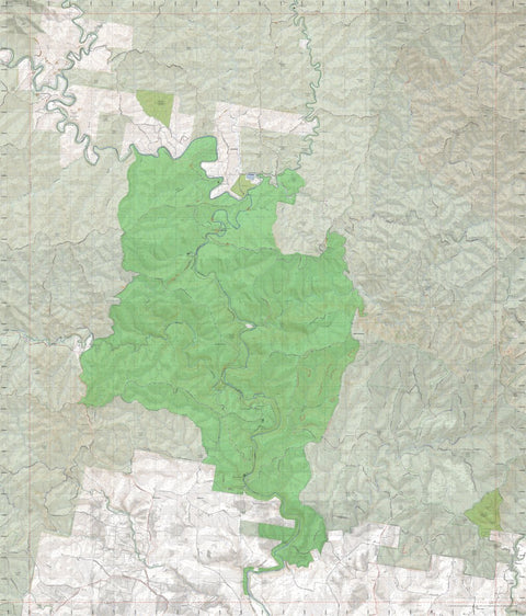 Getlost Map 8322-1 TABBERABBERA Victoria Topographic Map V16b 1:25,000 Preview 1