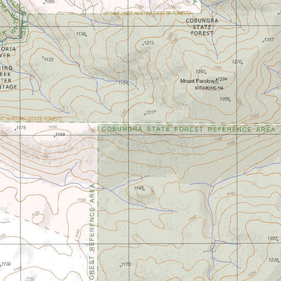 Getlost Map 8323-1 COBUNGRA Victoria Topographic Map V16b 1:25,000 Preview 2