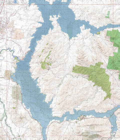 Getlost Map 8325-4 HUME Victoria Topographic Map V16b 1:25,000 Preview 1