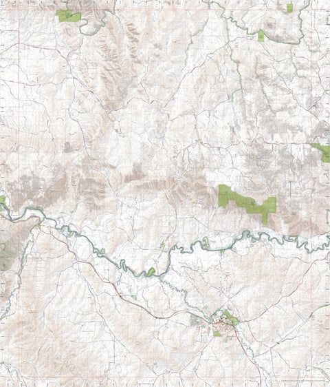 Getlost Map 7923-1 YEA Victoria Topographic Map V16b 1:25,000 Preview 1