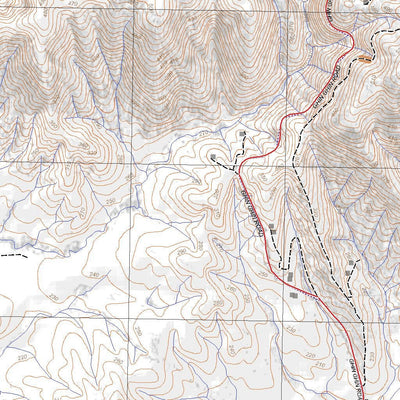 Getlost Map 7923-1 YEA Victoria Topographic Map V16b 1:25,000 Preview 2