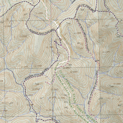 Getlost Map 8622-1 CLUB TERRACE Victoria Topographic Map V16b 1:25,000 Preview 3