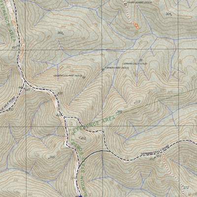 Getlost Map 8422-4 TAYLOR Victoria Topographic Map V16b 1:25,000 Preview 2