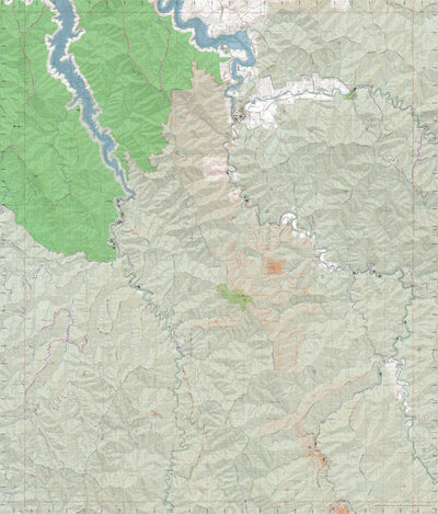 Getlost Map 8123-3 JAMIESON Victoria Topographic Map V16b 1:25,000 Preview 1