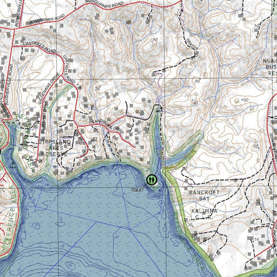 Getlost Map 8422-2 LAKES ENTRANCE Victoria Topographic Map V16b 1:25,000 Preview 2
