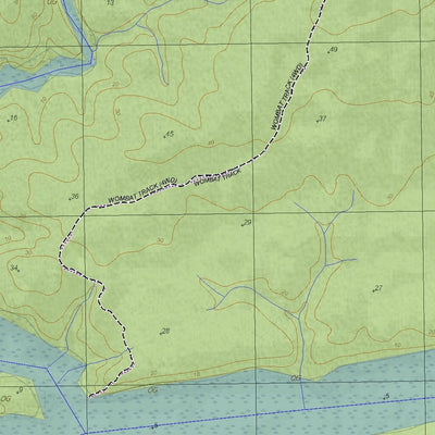 Getlost Map 8522-2 HARTLAND Victoria Topographic Map V16b 1:25,000 Preview 3