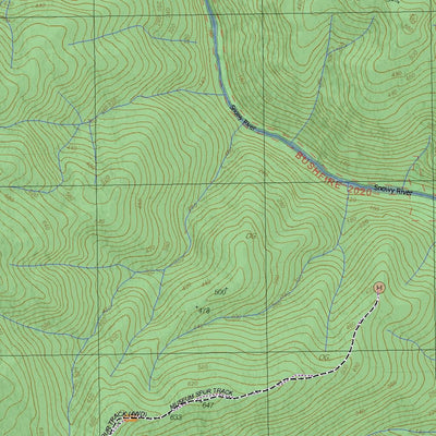 Getlost Map 8523-2 YALMY Victoria Topographic Map V16b 1:25,000 Preview 3