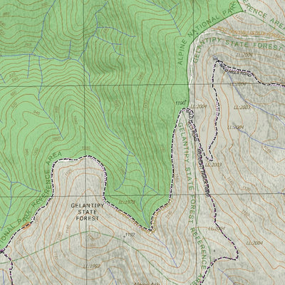 Getlost Map 8523-4 DECEPTION Victoria Topographic Map V16b 1:25,000 Preview 3