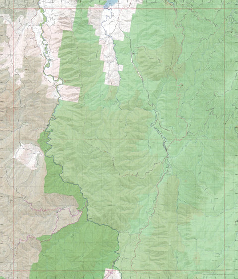 Getlost Map 8525-3 GEEHI Victoria Topographic Map V16b 1:25,000 Preview 1