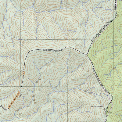 Getlost Map 8425-3 CRAVENSVILLE Victoria Topographic Map V16b 1:25,000 Preview 3