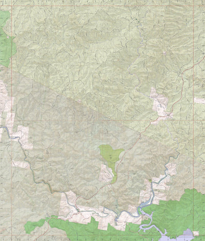 Getlost Map 8823-3 GENOA Victoria Topographic Map V16b 1:25,000 Preview 1