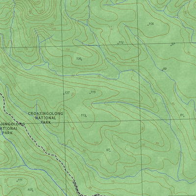 Getlost Map 8822-4 WINGAN Victoria Topographic Map V16b 1:25,000 Preview 2