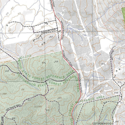 Getlost Map 8623-1 BENDOC Victoria Topographic Map V16b 1:25,000 Preview 2