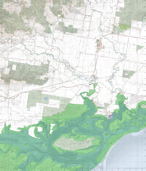 Getlost Map 82254-4 ALBERTON Victoria Topographic Map V16b 1:25,000 Preview 1