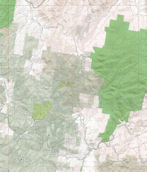 Getlost Map 8425-4 SHELLEY Victoria Topographic Map V16b 1:25,000 Preview 1