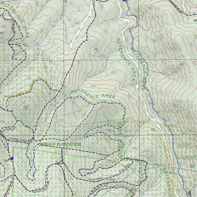 Getlost Map 8425-4 SHELLEY Victoria Topographic Map V16b 1:25,000 Preview 3