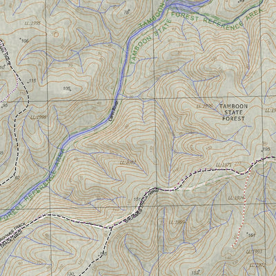 Getlost Map 8722-4 CANN Victoria Topographic Map V16b 1:25,000 Preview 3