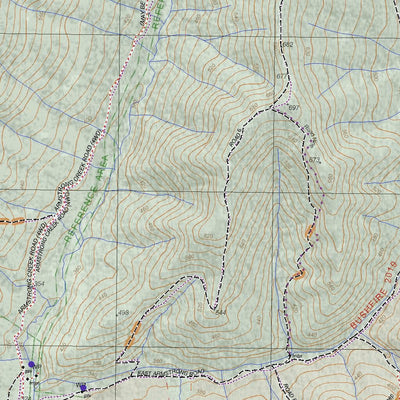 Getlost Map 85422-1 MCMAHONS CREEK Victoria Topographic Map V16b 1:25,000 Preview 2