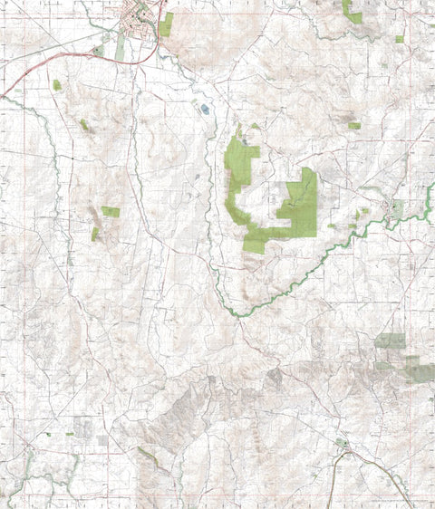 Getlost Map 85424-3 STRATHBOGIE Victoria Topographic Map V16b 1:25,000 Preview 1