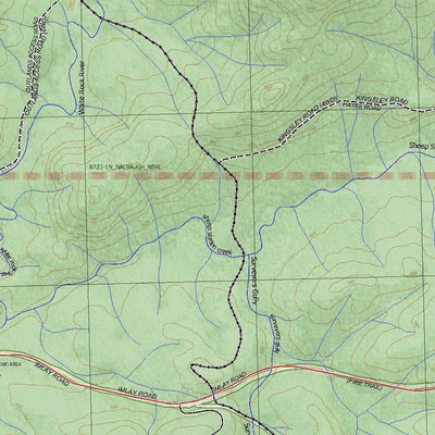 Getlost Map 8723-1 NUNGATTA Victoria Topographic Map V16b 1:25,000 Preview 2